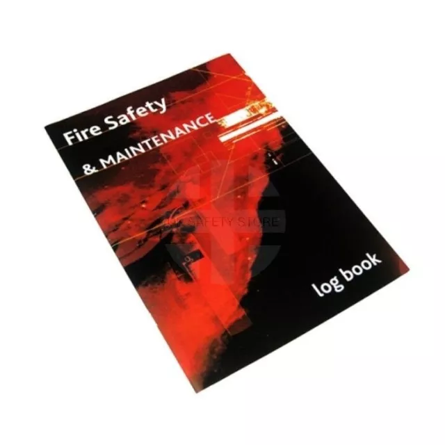Fire Safety Log Book - A4, Safety And Maintenance!