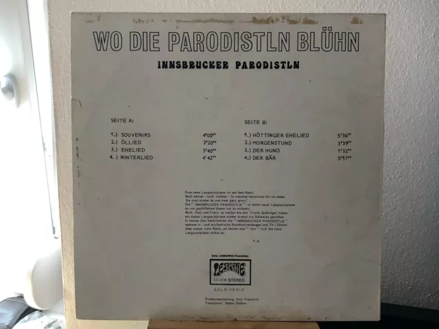 LP - Innsbrucker Parodistln - Wo die Parodistln blühn - Lesborne LG2135 2