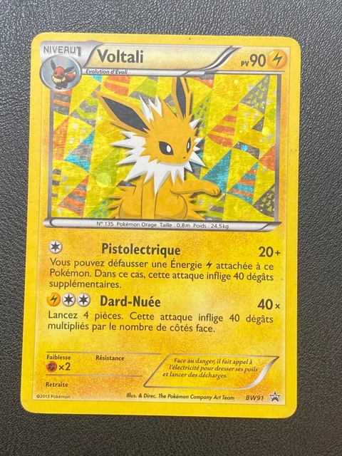 Pokemon Cards Fr N&B Promo - Voltali Bw91 Holo - Tbe