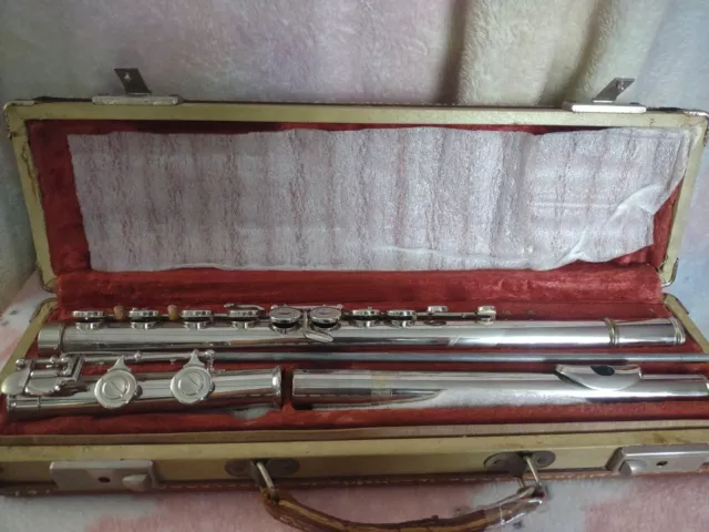 Vintage Artley Student Flute With Original Case #91958