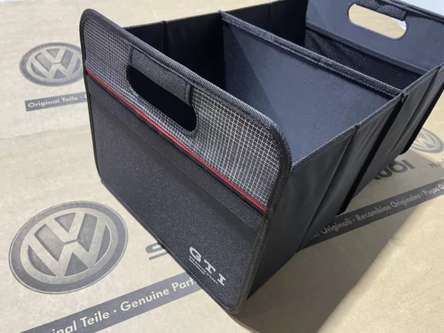 VW GTI Folding Boot Bag Box Genuine OEM Zubehör Gift Volkswagen Golf Lupo Polo