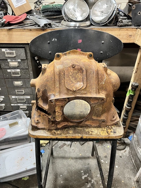 1955-1959 Chevrolet 216 235 261 Truck Bell Housing Convert To Open Drive Trans