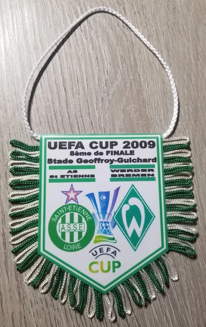 Fanion Coupe UEFA 1980 - ASSE Saint-Étienne Vs PSV Eindhoven - Collector