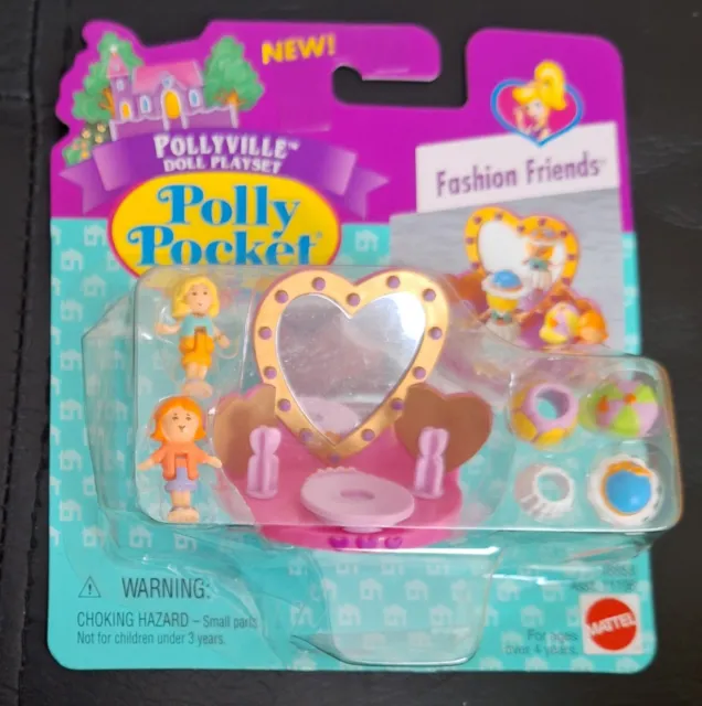 RARE Polly Pocket Forever Friends Picnic Hamper 100% Complete 