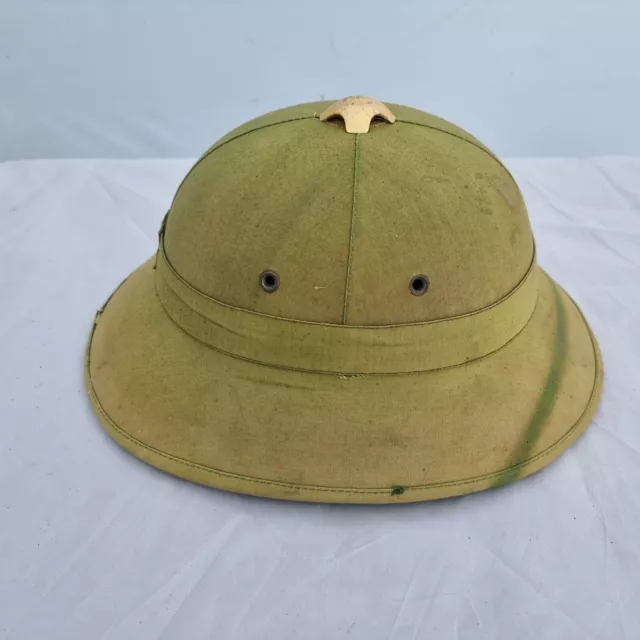 Ancien Chapeau militaire Colonial de collection Antique hat