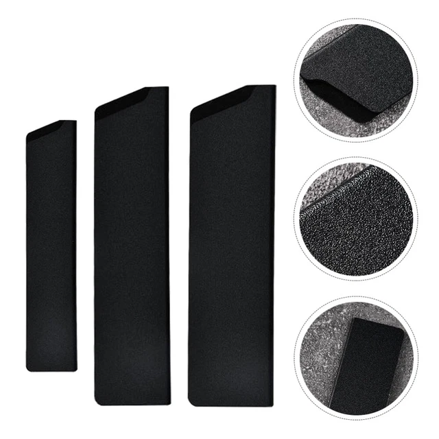 3 pz supporto coltello cassetto set coltello da cucina lama ceramica custodia protettiva