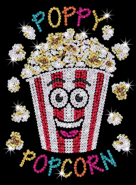 KSG Sequin Art Junior Paillettenbild  Popcorn 1826 NEU