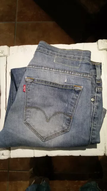 Jeans Uomo Levis Originali 519 Slim W33 L Mod. Col. Classico Indossati 2-3 Volte