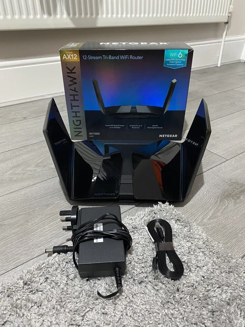 NETGEAR Nighthawk RAX200 Tri-Band (AX12) Wi-Fi 6 Router / Excellent Condition