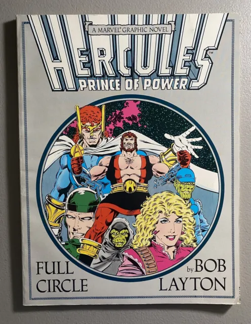 Hercules Prince of Power Full Circle Graphic Novel 1988 Bob Layton