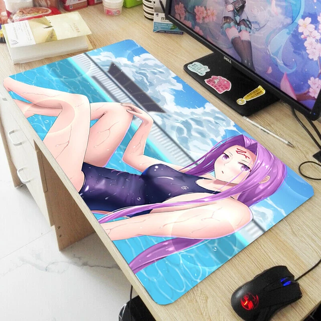 fate/grand order medusa Anime Desk Mouse Pad Mat Large Keyboard Mat 40X90cm R1