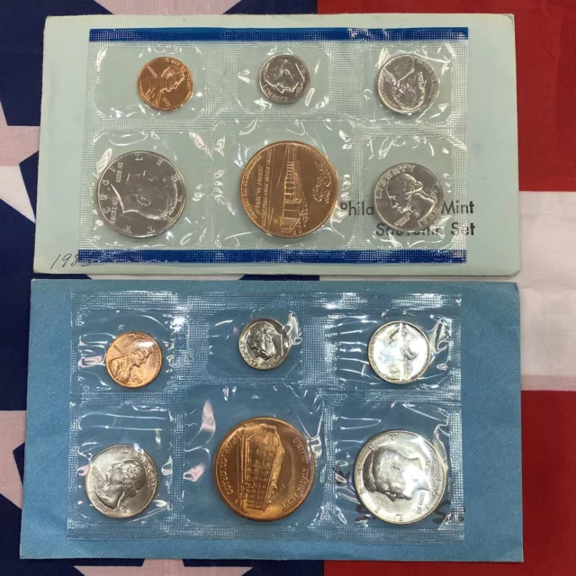 1983 P & D Official US Mint Souvenir Sets with Envelopes. See description!