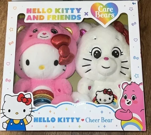 Hello Kitty x Care Bears Cheer Bear Box Set Brand New SHIPS TODAY!