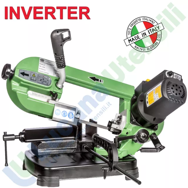 Segatrice a Nastro per Ferro INVERTER NEBES Sega Portatile Troncatrice TM125