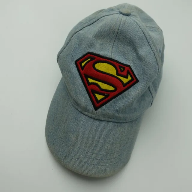 Superman Blu Denim Regolabile Ragazzi Baseball Sfera Cappello