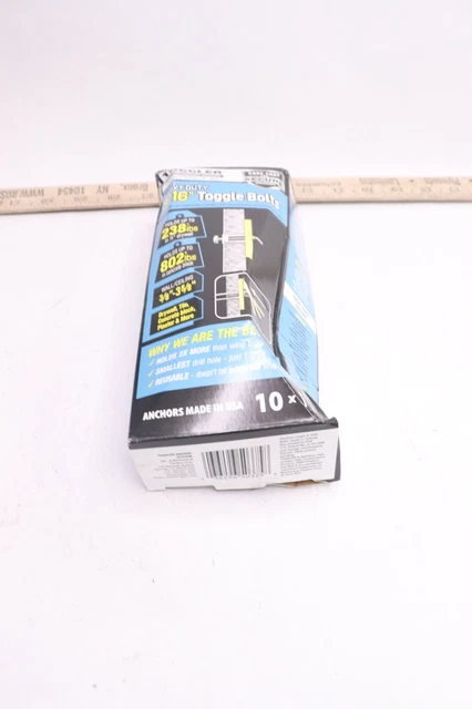 (10-Pk) Toggler Heavy Duty Toggle Bolts 3/16" 50375