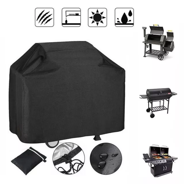 Neu Premium Grillabdeckung BBQ Grill Abdeckhaube Gasgrill Smoker Schutzhülle