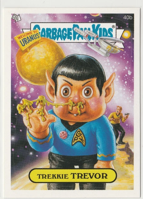 2007 Topps Garbage Pail Kids All-New Series 6 Trekkie Trevor 40b GPK Star Trek 2007 Topps Garbage Pail Kids All-New Series 6 Trekkie Trevor 40b GPK Star Trek