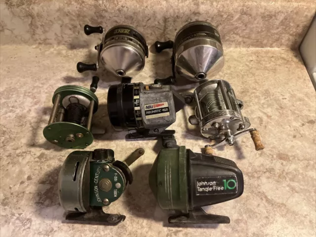 TWO JOHNSON FISHING Reels . Century 100 and The Citation 110A