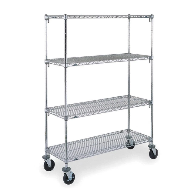 METRO CART 3B WrShlvng,18x67 7/8x60in,Shlf Cap:150lb