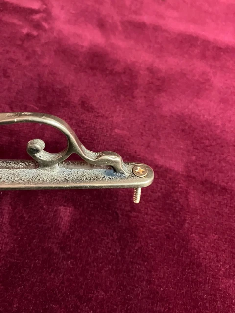 Vintage Brass Shelf Brackets with Screws 5