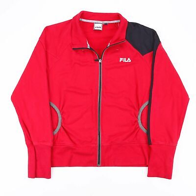 FILA  Pink Sports Cotton Blend Casual Track Jacket Girls XL