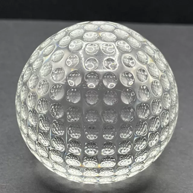 Waterford Crystal Golf Ball Paper Weight Great Condition Fast Shipping