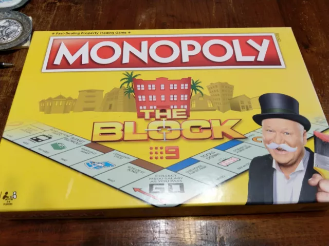 THE BLOCK MONOPOLY Board Game METAL TOKENS Hasbro BoardGame COMPLETE SET