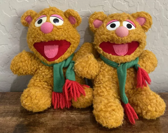 Vintage Baby Fozzie Bear Plush Jim Henson's Muppet Babies 1987 Stuffed Animal