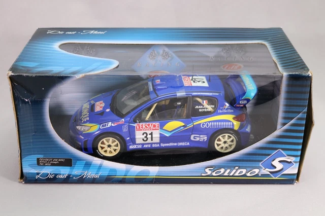 PEUGEOT 206 WRC Rallye Modellauto • 1:18 Solido • Grönholm