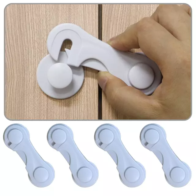 Cabinet Safety Door Proof Child Baby Locks Lock Drawer Fridge Cupboard Latches