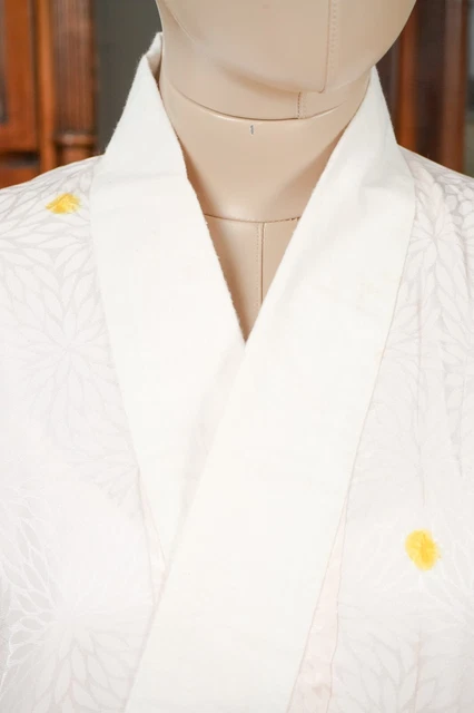 Dear Vanilla Japanese Juban Undergown Women's Kimono Genuine Vintage Mint 3