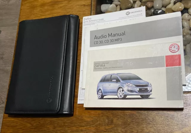 Vauxhall Zafira B Owners Manual Handbook & Folder Wallet Book Pack Mk2 2005-2009