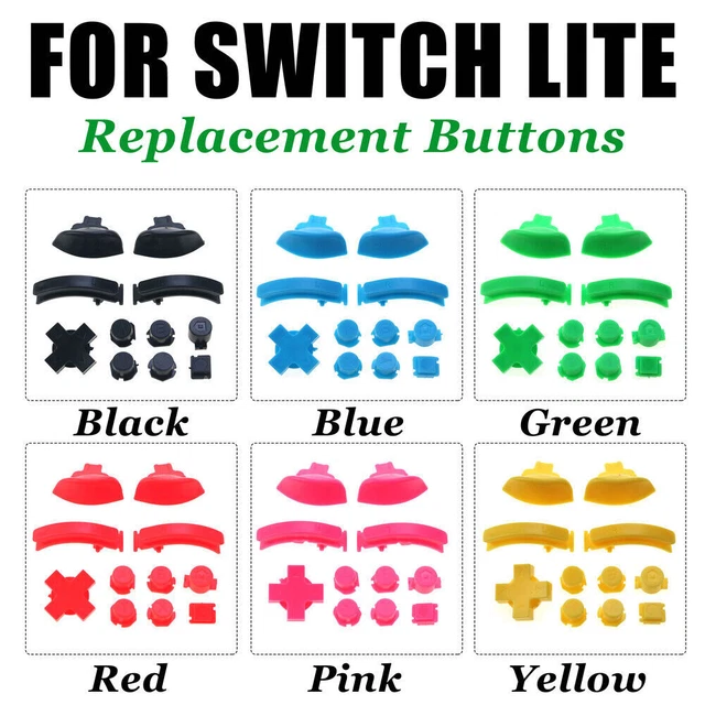FOR NINTENDO SWITCH Lite Buttons Replacement ABXY L R ZL ZR DIY Repair