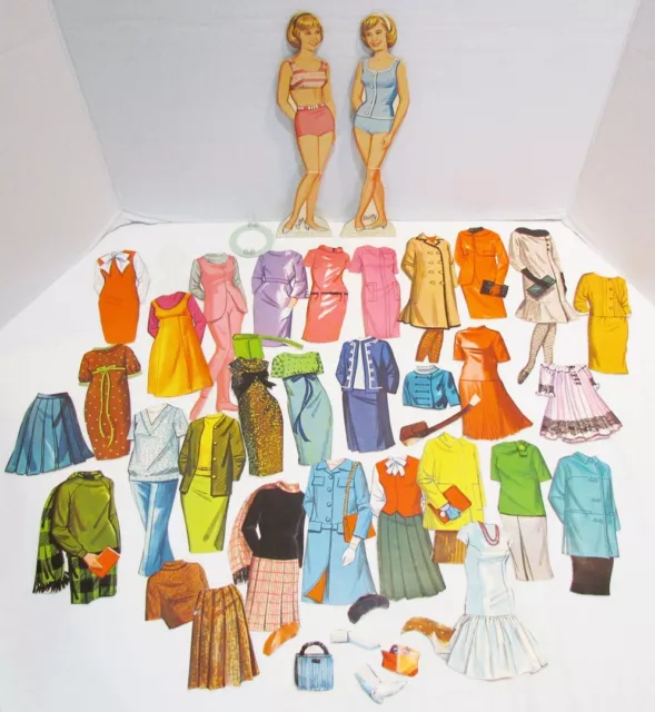 WHITMAN 1965 THE Patty Duke Show 2 Magic Dolls Paper Doll Set W/ Box ...