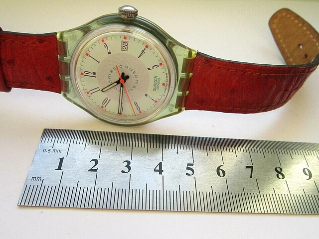 MONTRE AUTOMATIQUE VINTAGE rare d occasion Swiss Swatch AG 1992 23