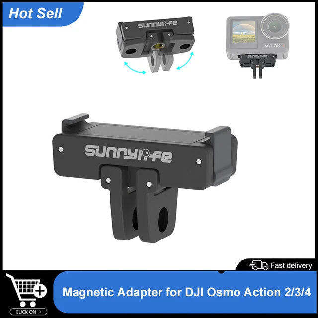 thumbnail image 2 of 180° Rotatable Magnetic Adapter Mount For DJI Osmo Nano/360... 2 of 11