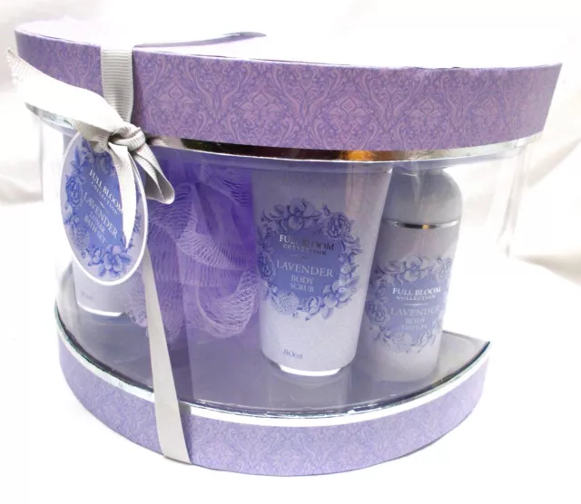 ‘NEW’ Full Bloom Lavender Lunar Bath Gift Set (5 pieces)