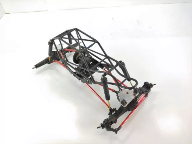Custom Built 1/10 Scale 4x4 RC Cage Crawler Buggy Roller Slider Chassis Used