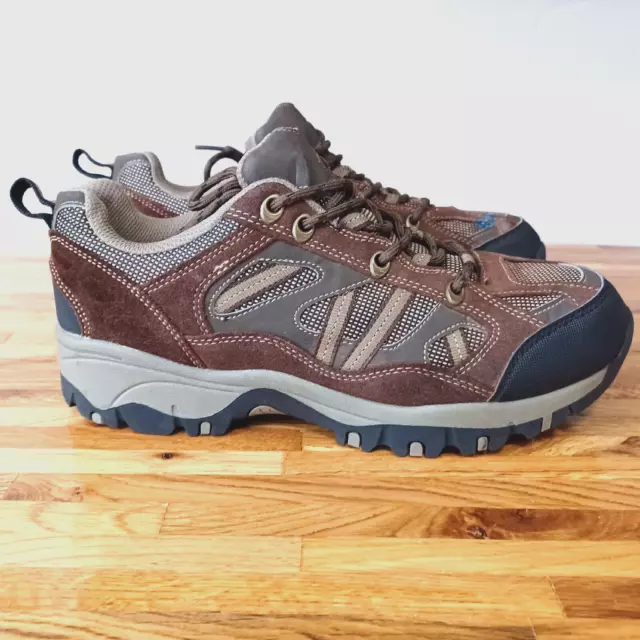 Khombu Hiking Outdoor Men’s Size 8M Sneakers M3004-W Leather Brown