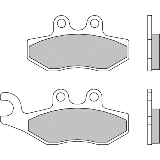 48498-Pastillas de freno compatible con PIAGGIO X7 125 IE E3 (M621) 125 2009-201