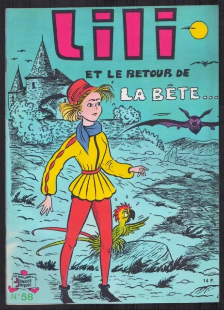 JO MARTIN . LILI N°58 . ET LE RETOUR DE LA BÊTE . 1ère ÉDITION . SPE . 1988 .