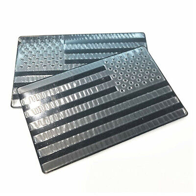 2Pcs 3D Metal American Flag Car Stickers Emblem Badge Decals Decor Aluminum