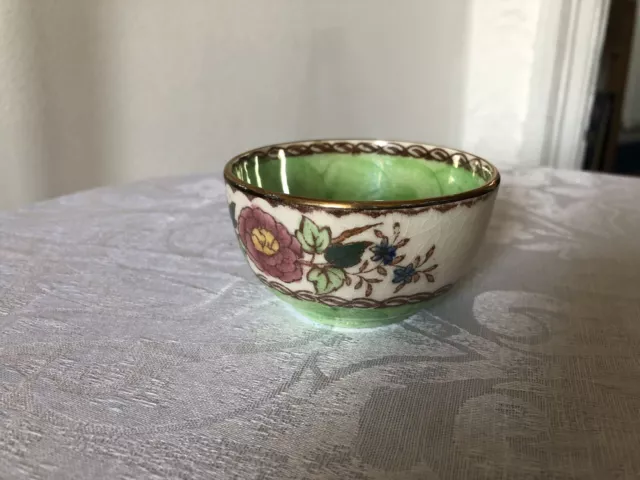 Vintage Maling Peony Rose lustre Small bowl