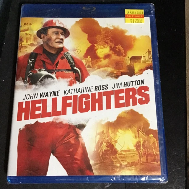 John Wayne Movie About Oil Well Fires HELLFIGHTERS BLU RAY John Wayne Katherine Ross Red Adair oil well Fire