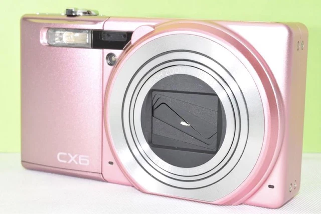 RICOH CX6 Pink 4961311867354 Optical zoom 10.7x 10 million pixels compact