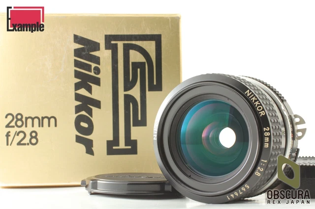 [APP NEAR MINT in Box] Nikon Ai Nikkor 28mm f/2.8 Wide Angle MF Lens from JAPAN