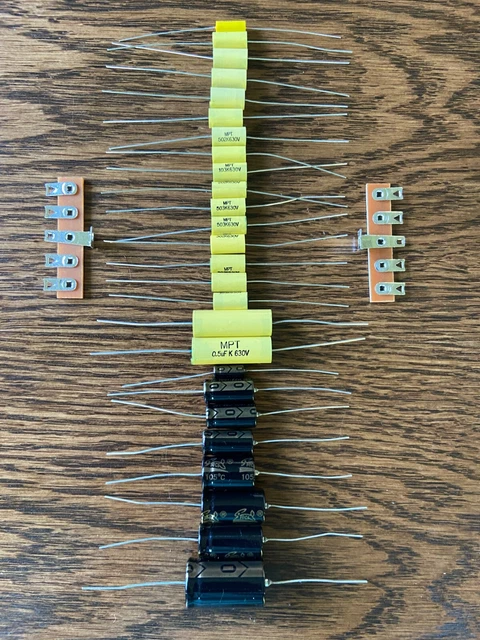 0.022uF 22nF 400V Mylar Kondensator 5 St.Gitarre/Verstärker Ton UK