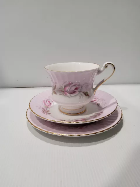 Paragon Fine Bone China-England Vintage Unnamed- Pastel Purple With Rose -Rare