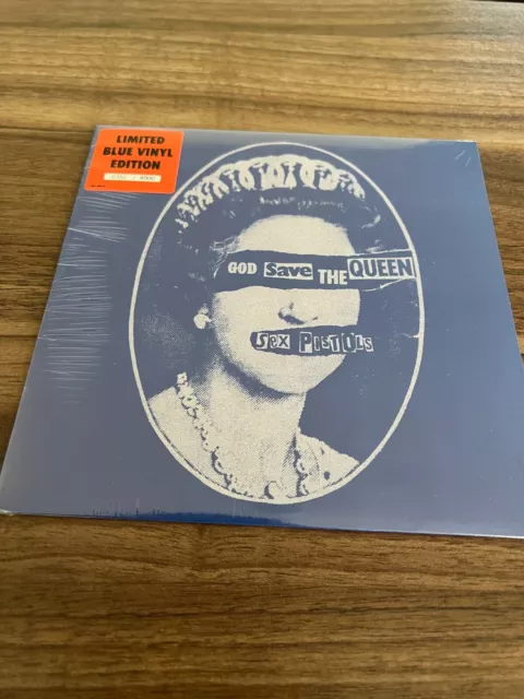 Sex Pistols - God Save The Queen. 2022 A&M Records. Blue Vinyl  No'd & Sealed